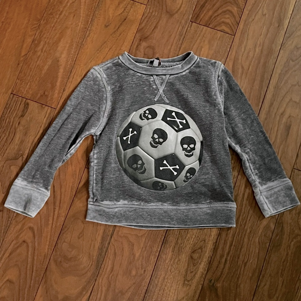 Size 5 boys soccer soft sweatshirt
